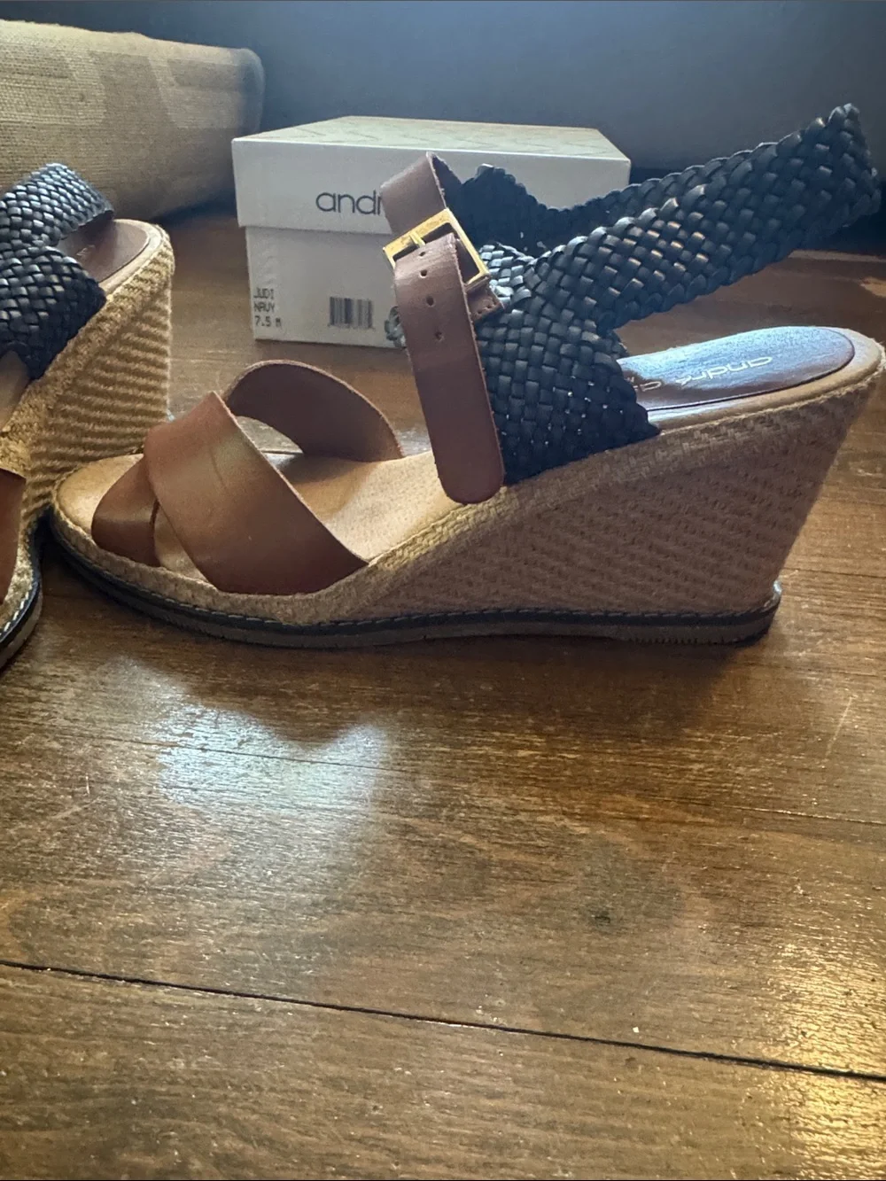 Andre Assous tan leather